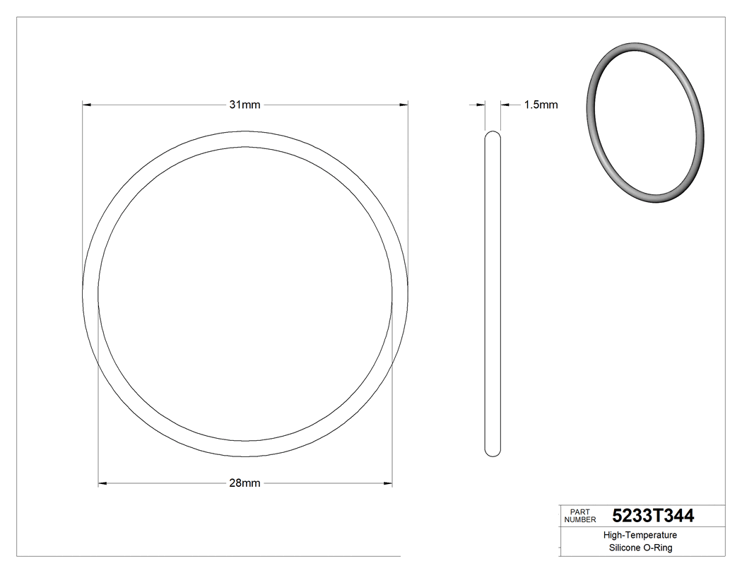 Technical drawing - 5233T344